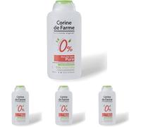 Douche Soin Pure 0%, Peaux Sèches Et Sensibles - Ph Neutre, Sans Savon Ni Colorant, 14 Ingrédients, Clean Beauty - Fabriqué En France - 500 Ml (Lot De 4)