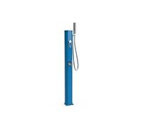 Douche Solaire Extérieur Jolly Go Formidra 20L 24x26x120cm Aluminium - Douchette Amovible, Mitigeur et Rince Pieds 24x26x120cm