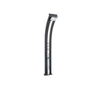 Douche solaire 40 L Dada Curve Anthracite habillage aluminium brossé -