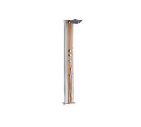 Douche solaire 40 L Dada Straight Inox habillage effet bois -