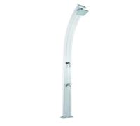 Formidra - Douche solaire Spring 30L - Aluminium peinture Inox - Rince-pieds