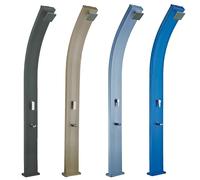 Douche solaire Anais luxe courbe 30L - Silver bleu