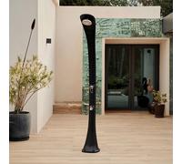 Formidra Douche solaire Cobra 32L – avec rince-pieds, Polyéthylène HD – Anthracite