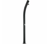 Douche solaire coudée PVC noir - 20 L