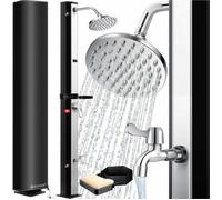 Douche solaire de jardin - KESSER - 40 litres - Chauffage jusqu'à 60°C - Pommeau pivotant 180°