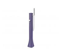 Douche solaire de voyage basse avec douchette mobile violet Happy Go Arkema Design (HG140/4005)