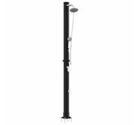 Douche solaire d'extérieur 20 l avec douche à main - Acier inoxydable pour piscine et jardin - Douche solaire portable pour camping et plage - Hauteur 217 cm