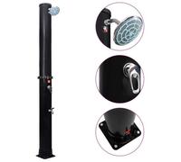 Douche solaire d'extérieur - vidaXL - 92392 - 40 L - PVC, aluminium, laiton - Résistance aux UV