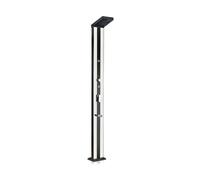 Douche Solaire en Aluminium avec Pédiluves 38 L Gre DSALP38