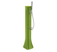 Douche Solaire Extérieur Happy Go Formidra 23L 26x29x120cm - Polyéthylène HD - Douchette Amovible, Mitigeur et Rince Pieds