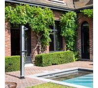Happy Garden Douche d'extérieur solaire FIDGI 35 L noire et argent
