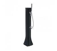 Formidra Douche solaire Happy Go 23L – Polyéthylène HD, douchette amovible, rince-pieds – Anthracite