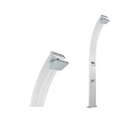 Formidra - Douche solaire Spring 30L - Aluminium peinture Inox - Rince-pieds