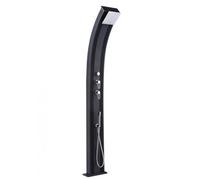 Douche solaire hybride - FORMIDRA - Dada Curve - 40L - Aluminium recyclable - Anthracite