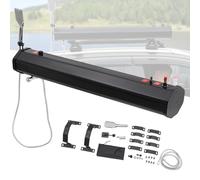 Douche solaire portable, douche de route à monter sur le toit, réservoir d'eau sous pression à chauffage solaire, stockage d'eau pour douche de camping pour randonnée, lavage de voiture,30L/7.93gal