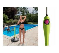 Douche solaire pour piscine GF Sunny Style - Vert - Avec mélangeur et réservoir d'eau intégré