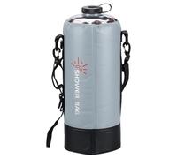 Douche solaire - Sac de douche extérieure | Sacs de douches de camping avec pompe à pied | Soupchage de grande capacité portable à grande capacité | Voyage de randonnées Campings douches pour le plein