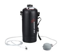 Douche solaire - Sac de douche extérieure | Sacs de douches de camping avec pompe à pied | Soupchage de grande capacité portable à grande capacité | Voyage de randonnées Campings douches pour le plein