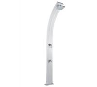 Formidra - Douche solaire Spring 30L - Aluminium peinture Inox - Rince-pieds
