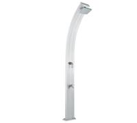 Formidra - Douche solaire Spring 30L - Aluminium peinture Inox - Rince-pieds
