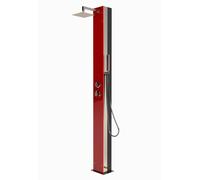Douche solaire verre et inox SABA