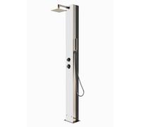Douche solaire verre et inox TOBAGO
