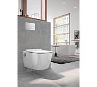 Douche TECEneo TECE - WC 9700213 avec fonction douche, ensemble avec couvercle, eau froide/chaude, blanc