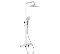 Douche thermostatique , Système de douche de la tête de douche, montage de douche à triple fonction à triple LWX