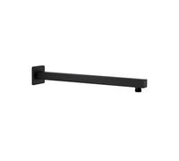 vidaXL Bras de douche Carré 40 cm Acier inoxydable 201 Noir