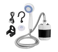douchede camping portable - Pompe à eau électrique portative, doucheextérieure rechargeable | Construction ABS avec poignée antidérapante, buse amovible pour randonnée, plage, voyage, nettoyage des