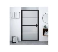 Douchedeur mat 81x195 cm gehard glas zwart146661