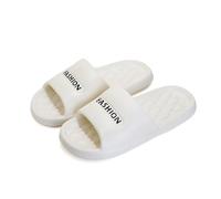 Douches publiques, intérieures et extérieures, chaussures de douche confortables pour homme et femme, antidérapantes, séchage rapide, sandales douces pour salon, piscine, plage, spa, blanc, 40/41 EU