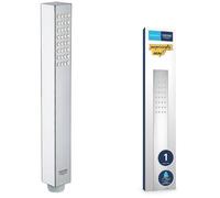 GROHE Pommeau de douche Vitalio Joy Cube Stick - 1 jet (Pluie), Économie d'eau, Chromé
