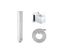 GROHE Douchette 1 jet Vitalio Joy Cube Stick chromé avec flexible 200 et support carré