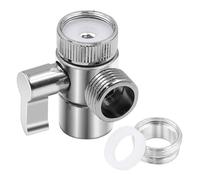 Douchette à double sortie - Rotation à 360 degrés - Adaptateur de robinet fendu pour un lavage facile des cheveux et du corps