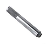 Douchette à main, avec 67 buses anti-calcaire, pommeau de douche en acier inoxydable à économie d'eau, design fin finition chromée, pour salle de bain, compatible avec standard G1/2 (chromé)