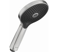 Duravit Douchette à main 3jet Click! 120 MinusFlow UV065201 - Acier inoxydable brossé