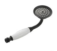 Douchette à main style vintage - Corps en laiton, modes de pulvérisation multifonctionnels, système économe en eau, finition chromée,negro