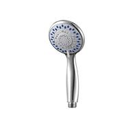 Douchette à main support de douche à main couleur argent pomme de douche chromée avec fonction 3 modes spray anti-calcaire universel portable maison salle de bain wa