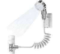 Douchette Adaptable sur Robinet, Douchette Lavabo avec Tuyau Extensible de 2m, Douchette Evier pour Douche et Bidet