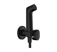 Hansgrohe Pommeau de douche 29232670/2000 – Jet S, économie d'eau, flexible 125 cm, noir mat