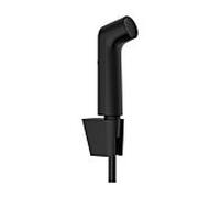 Hansgrohe Pommeau de douche bidette 29238670 – Jet S, économie d'eau, flexible 125 cm, noir mat