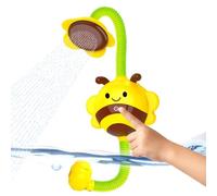 Douchette de Bain pour ,Abeille Rotative Électrique À Ventouse,Jouet de Bain Mignon pour Enfant Douchette Rotative | pour 3+ Ans Mur Salle Bain Lavabo Porte Verre Divertissement Eau