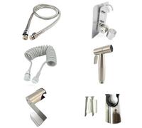 Douchette de bidet portable en acier inoxydable avec pulvérisateur à main, pommeau de douche autonettoyant pour salle de bain à domicile M20 (emballage électronique)