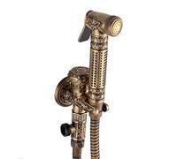 Douchette de bidet portable pour toilettes, kit de douchette pour couches lavables pour bébé, ensemble de douchette de bidet en laiton, kit de douchette de bidet mural avec flexible de douche et robi