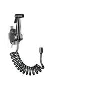 Douchette de chasse d'eau pressurisée gris anthracite, bidet autonettoyant portable for femme, fixation murale, accessoire for robinet(Suit1)