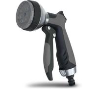 Douchette De Jardin En Aluminium - Pistolet De Jardin Avec 7 Modes De Pulvérisation - Pistolet De Douche Avec Embout De Tuyau D'Arrosage - Douchette À Main - Pistolet À Eau De Jardin - Buse