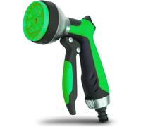 Douchette De Jardin En Aluminium - Pistolet De Jardin Avec 7 Modes De Pulvérisation - Pistolet De Douche Avec Embout De Tuyau D'Arrosage - Douchette À Main - Pistolet À Eau De Jardin - Buse