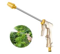 Douchette de Jardin en Laiton, Tuyau d'Arrosage en Métal, Pistolet Pulvérisateur Long, Poignée Haute Pression, Pistolet Pulvérisateur de Jardin, Haute Pression