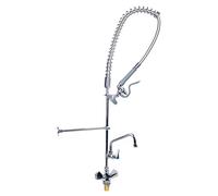 Douchette de prélavage monotrou avec bec pivotant - mitigeur - 1000 mm